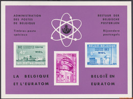 België 1961 - OBP:LX 37, Luxevel - XX - Euratom - Feuillets De Luxe [LX]