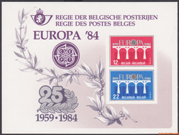 België 1984 - OBP:LX 73, Luxevel - XX - Europe 1984 - Feuillets De Luxe [LX]