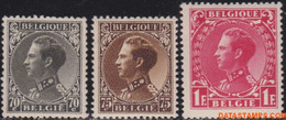 België 1934 - Mi:393/395, Yv:401/403, OBP:401/403, Stamp - XX - Leopold III Invalids - 1934-1935 Leopold III.