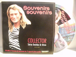 CD Publicitaire Collector Souvenirs J Hallyday 6 Titres 1999 Cosmic - Verzameluitgaven
