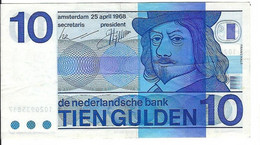 PAESI BASSI - NEDERLAND  - 10 GULDEN - WYSIWYG - N° SERIALE 1020935817 - CARTAMONETA - PAPER MONEY - 10 Gulden