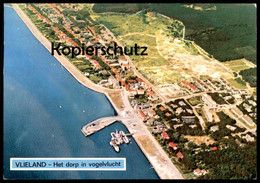 ÄLTERE POSTKARTE VLIELAND HET DORP IN VOGELVLUCHT VOGELSCHAU LUFTBILD LUFTAUFNAHME LUCHTFOTO Ansichtskarte Cpa Postcard - Vlieland