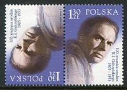 POLAND 2005 Galczynski Centenary Tete-beche Pair   MNH / **.  Michel 4168 Kd - Nuovi