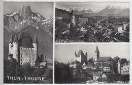 (53673) Foto AK Thun, Thoune, Mehrbildkarte, Nach 1945 - Thun