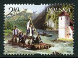POLAND 2004 Dunajec Raftsmen MNH / **.  Michel 4149 - Unused Stamps