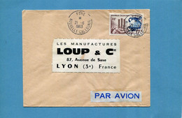 Marcophilie-Nouvelle Calédonie >Lettre-  Cad 1968 KONE -stamps  Thematic*N°307 Campagne Ontre La Faim - Lettres & Documents