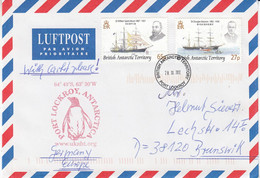 British Antarctic Territorry (BAT) 2012 Cover Ca Port Lockroy 28.01.2012 (F8853) - Cartas & Documentos