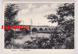 VIGEVANO - PONTE SUL TICINO F/GRANDE VIAGGIATA 1939? - Vigevano