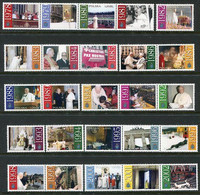 POLAND 2003 25th Anniversary Of Pontificate Singles  MNH / **.  Michel 4018-42 - Unused Stamps
