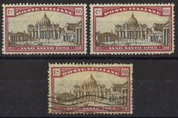 ITALIA 1925 - Anno Santo - N. 172 Nuovi* E Usato  (1287) - Other & Unclassified