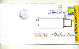 Pap Carte Verte Recommandée Sezanne  Centre Courrier - Prêts-à-poster:  Autres (1995-...)