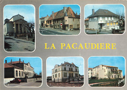 42 La Pacaudiere Multi Vues Eglise Carrefour Poste PTT Ecole De Filles Ecole Garçons Maison Retraite - La Pacaudiere