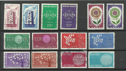 FRANCE Small Lot Of Europa CEPT Stamps O - Collections