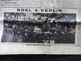 1935  Noël à BERLIN ; Etc  ( Journal L'AMI DU PEUPLE ) - Informations Générales
