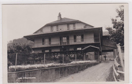 Le Pâquier - Les Chavonnes, Carte-photo Signée S. Glasson - Le Pâquier