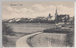 (113582) AK Rixingen, Lothringen, Réchicourt-le-Château, Panorama, Feldpost 1917 - Lothringen