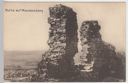 (31396) AK Burgruine Mousson, Lothringen, 1916 - Lothringen
