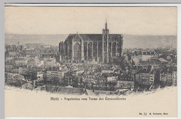 (40551) AK Metz, Blick Von Garnisonskirche Zum Dom 1910er - Lothringen
