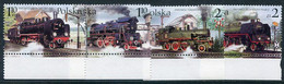 POLAND 2002 Wolsztyn Railway Museum: Steam Locomotives Ex Sheets MNH / **.  Michel 3997-4000 - Nuovi