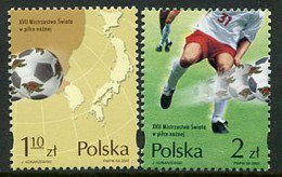 POLAND 2002 Football World Cup MNH / **.  Michel 3978-79 - Nuovi