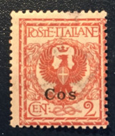 1912 - Italia Regno - Isole Dell'Egeo - Cos -  Cent 2 - A1 - Aegean
