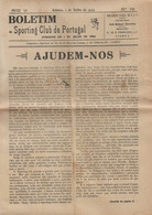 Lisboa - Boletim Do Sporting Clube De Portugal Nº 78, 1 De Julho De 1929 (16 Páginas) - Jornal - Futebol - Estádio - Sport