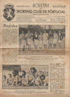 Lisboa - Boletim Do Sporting Clube De Portugal Nº 8, Série IV, Fevereiro De 1945 (16 Páginas) - Jornal - Futebol Estádio - Deportes