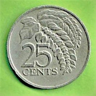 TRINITE ET TOBAGO / 25 CENTS / 1977 - Trinidad En Tobago