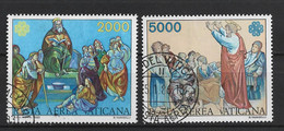 95700) VATICANO-Anno Mondiale Delle Comunicazioni - Tipo POSTA AEREA - 10 Novembre 1983-SERIE COMPLETA-USATA - Usados