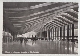 ROMA, Stazione Termini, Biglietteria - Cartolina Viaggiata  27/1/1964 - (590) - Stazione Termini