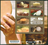 BRAZIL 2021  - BRAZILIAN CHEESES - FORMAGGIO - DAIRY PRODUCTS  - VIGNETTE 8 V - Neufs