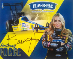 Brittany Force ( American Race Car Driver) - Autografi