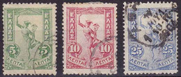 Grèce YT 149-150-152 Année 1901 (Used °) - Oblitérés