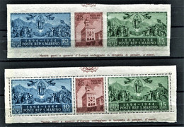 SAN MARINO 1945 PALAZZO DEL GOVERNO CARDUCCI N.D. E DENT. ** MNH - Hojas Bloque