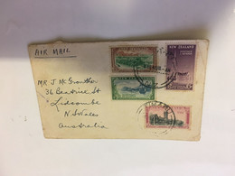 (V V 17) New Zealand Cover Posted To Australia (1940's Late) - Briefe U. Dokumente