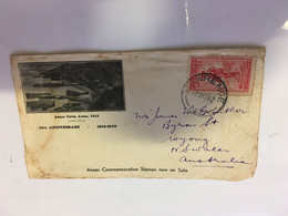 (V V 17) New Zealand Front Cover Posted To Australia (1936) Front Of Letter Only - Covers & Documents