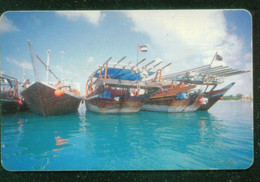 UAE / BOATS WITH UAE FLAG - Boten