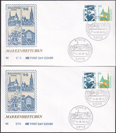 DEUTSCHLAND 1996 Mi-Nr. W111/12 Aus MH 34 FDC - 1991-2000