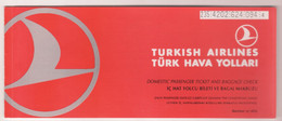 TURKISH AIRLINES TICKET ,ISTANBUL-ANTALYA -ISTANBUL 1994 - Europa