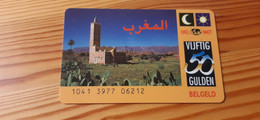 Prepaid Phonecard Netherlands, Belnet - Morocco - Cartes GSM, Prépayées Et Recharges