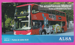 266063 / Spain - Ticket Billet Puntos De Venta ALSA - Madrid , Logroño - Barcelona / Nord 2013 Espana Spanien - Europa