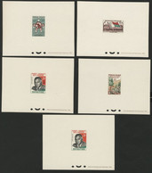 MADAGASCAR 5 EPREUVES DE LUXE N° 340 + 351 + 352 + 355 + 356 Neuves (*). Qualité TB - Unused Stamps