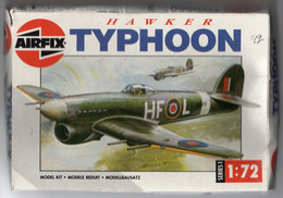 AIRFIX - HAWKER TYPHON 1B - 183 SQN. RAF, 1943 - SERIE 1 - 1:72. - Airplanes