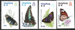 Hong Kong  1979  SG  380-3  Butterflies  71-2  Unmounted Mint - Ungebraucht