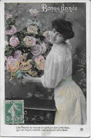 Bonne Année - Lot De 12 CPA - Thème : Femmes - Cartes Des Années  1920-1930 - Collections & Lots