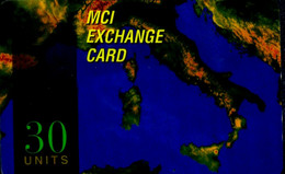 SCHEDA TELEFONICA PHONECARD MCI EXCHANGE ITALY 30 UNITS 0352 - Public Themes