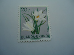 RUANDA-URUNDI MNH  STAMPS  FLOWERS - Sonstige & Ohne Zuordnung