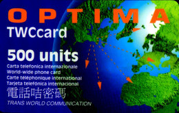SCHEDA TELEFONICA PHONECARD OPTIMA TWCCARD 500 UNITS 7128 - Public Themes