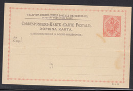 Austria Occupation Of Bosnia, Mint Postal Card - Brieven En Documenten