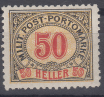 Austria Feldpost Occupation Of Bosnia 1904 Porto Mi#12 Mint Hinged - Ongebruikt